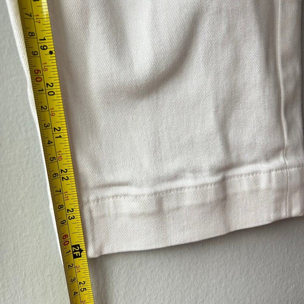 Everlane Straight Leg Cropped Pants Women 6 Bone White - Picture 12 of 12